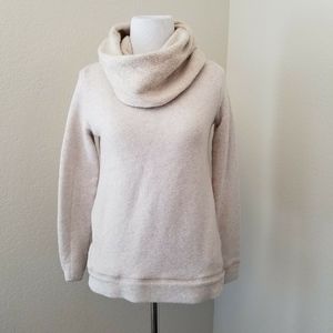 J. Crew Factory Oatmeal Tan Turtleneck Sweater
